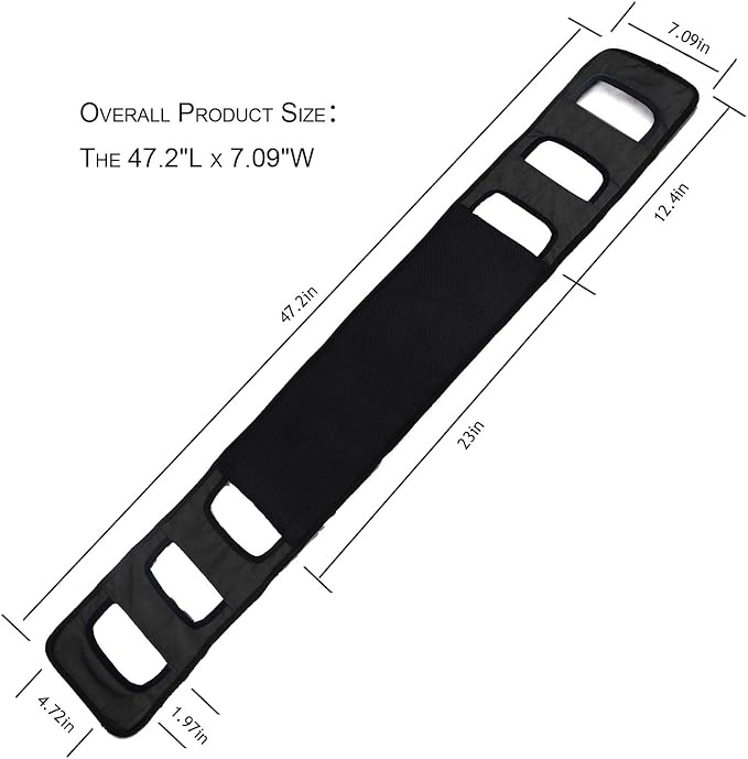 Transfer Board Patient Lift Gait Belt Transfer Sling Transferring Turning - Image 4