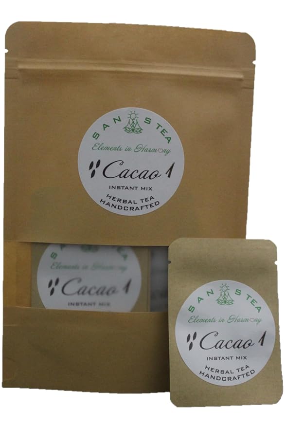 SanosTea Premium Organic Cacao Cinnamon tea and latte by SanosTea