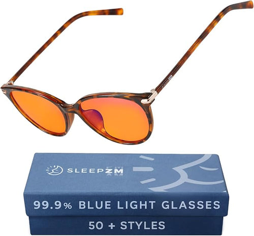 100% Blue Light Blocking Glasses by SleepZM