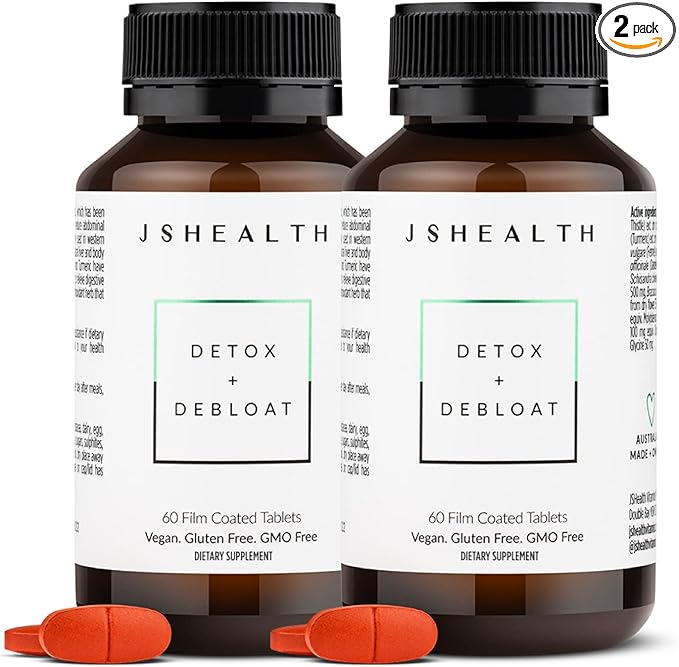 JSHealth Vitamins Detox and Debloat Liver Health Formula | Liver Detox Pills | by JSHealth