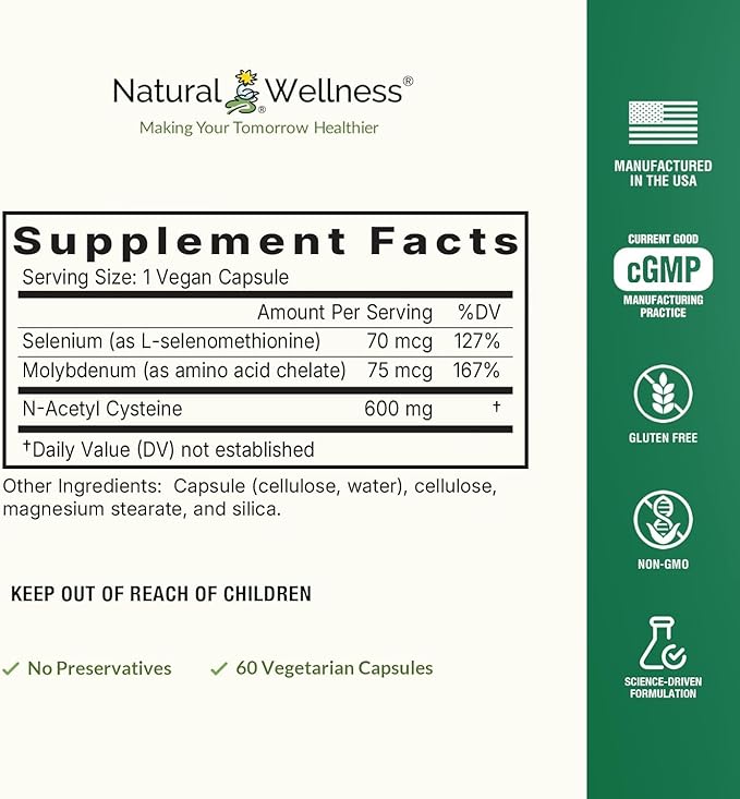 Natural Wellness NAC Plus – NAC Supplement - Image 4