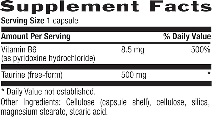 Country Life Taurine Supplement 500mg - Image 2