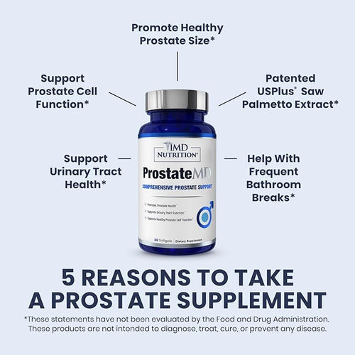 1MD Nutrition ProstateMD Saw Palmetto Prostate Support Supplement - Image 2