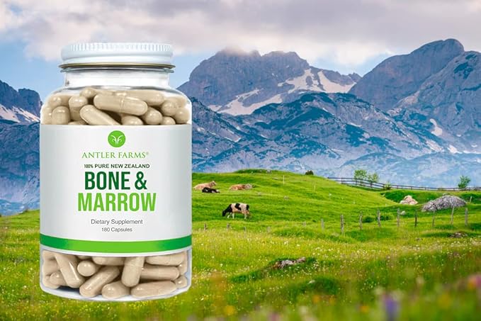 Antler Farms - 100% Pure New Zealand Bone & Marrow, 180 Capsules, 750mg - Grass - Image 5
