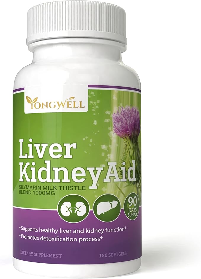 Liver Kidney Aid, Herbal Based Ingredients Supports Liver and Kidney Health by New+Green+Nutrition