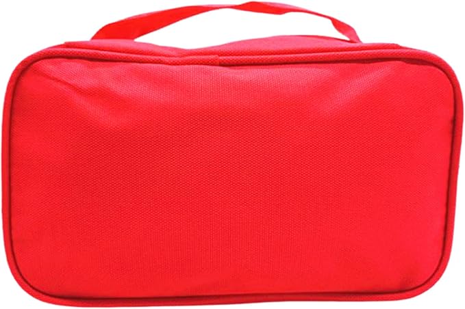 First Aid Bag First Aid Kit Empty Medical Storage Bag Red Trauma Bag - Image 5