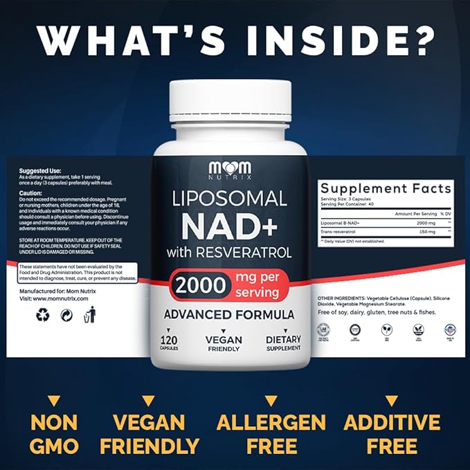 Liposomal NAD Supplement with Resveratrol - Image 3
