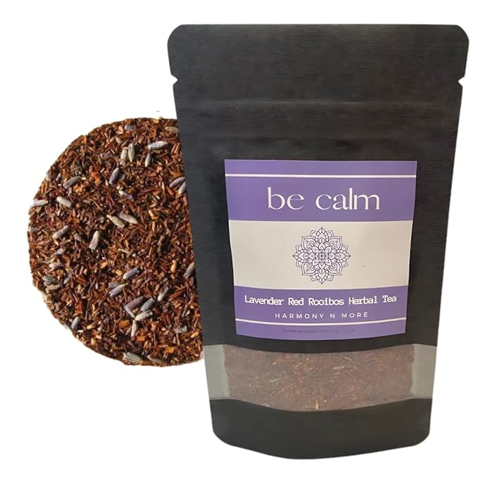 Harmony N More, be calm | Organic Lavender Rooibos Herbal Loose-Leaf Tea | by HarmonyNMore