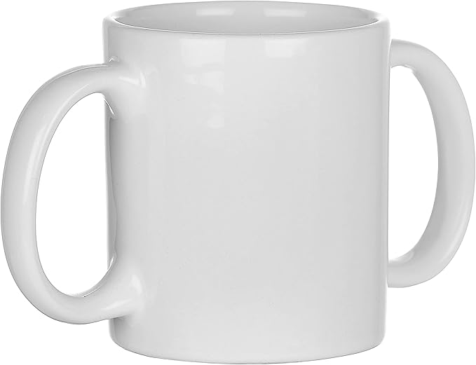 HealthGoodsIn Dual Handle Mug to Aid Tremors, 11.83 US Fl. Oz. - Image 2