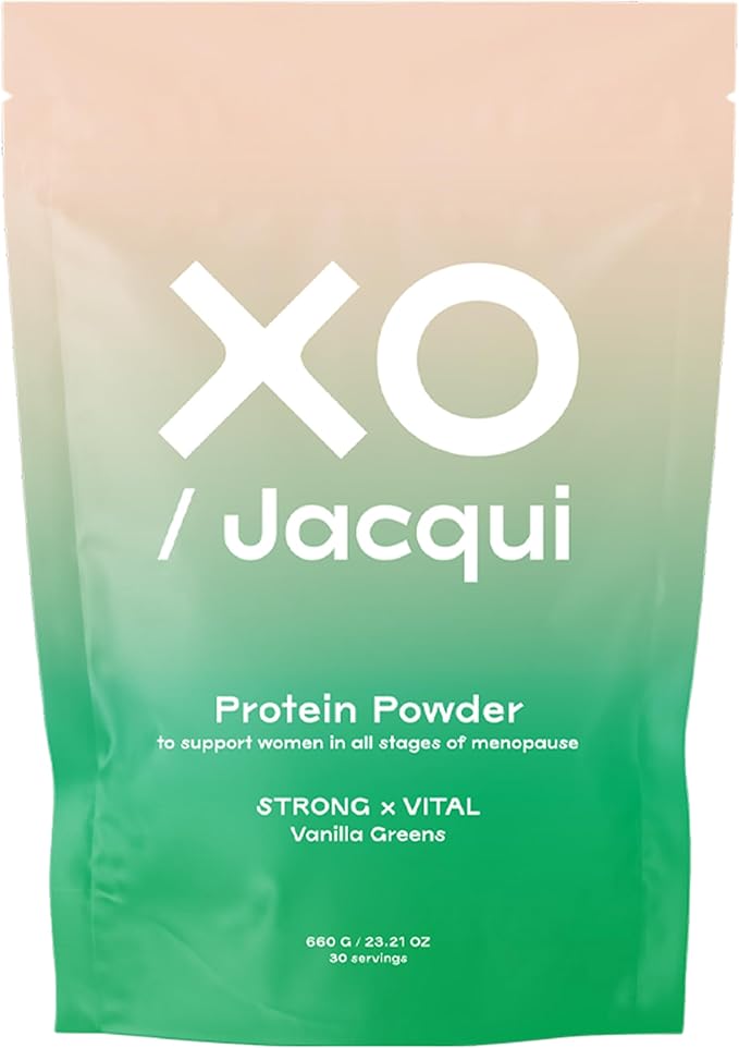Organic & Vegan Protein Powder for Women Vanilla Greens – Delicious Protein by XOJacqui