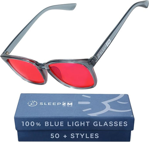100% Blue Light Blocking Glasses by SleepZM