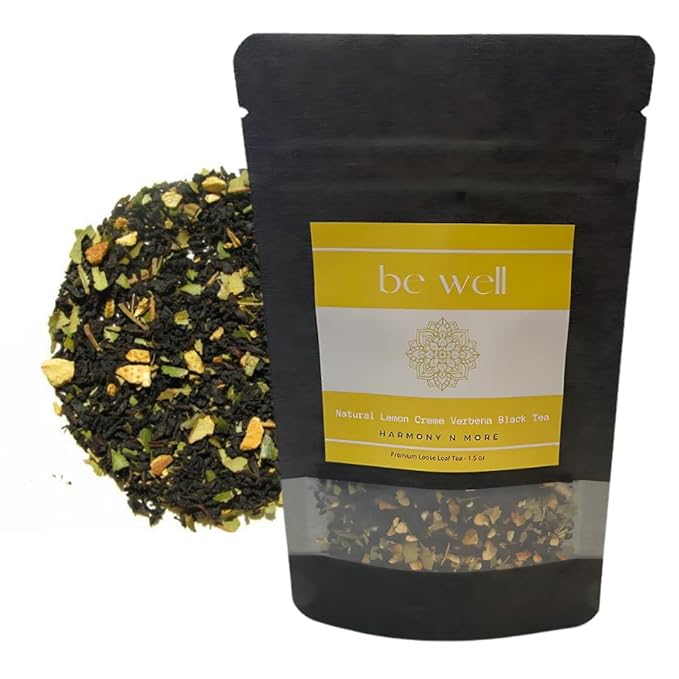 Harmony N More, be well | Natural Lemon Creme Verbena Black Tea Loose Leaf | by HarmonyNMore