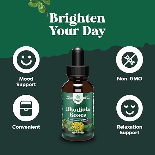 Natures Craft High Potency Rhodiola Rosea Tincture -Liquid Rhodiola Supplement - Image 6