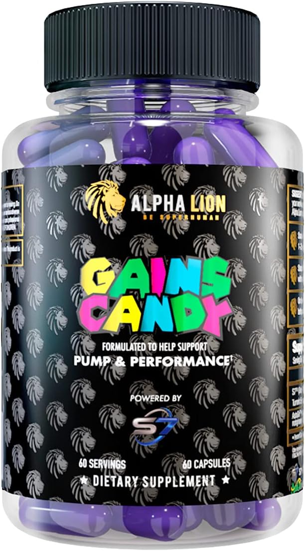ALPHA LION Gains Candy, Supplement Pills by AlphaLion
