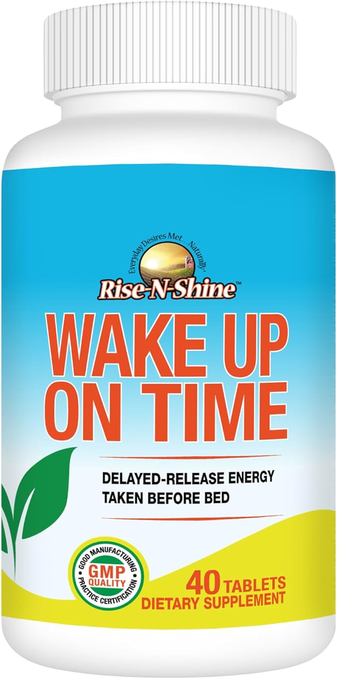 Rise-N-Shine Wake Up On Time Energy Supplement to Help Boost Your Mornings by Rise-N-Shine