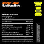 Wip Energy Pouches | 100mg Natural Caffeine | Vitamins and Minerals | Orange - Image 6