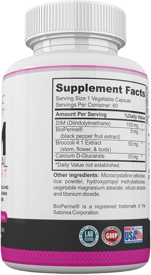DIM Complex 150mg Hormonal Support Menopause Relief Supplement - Image 5