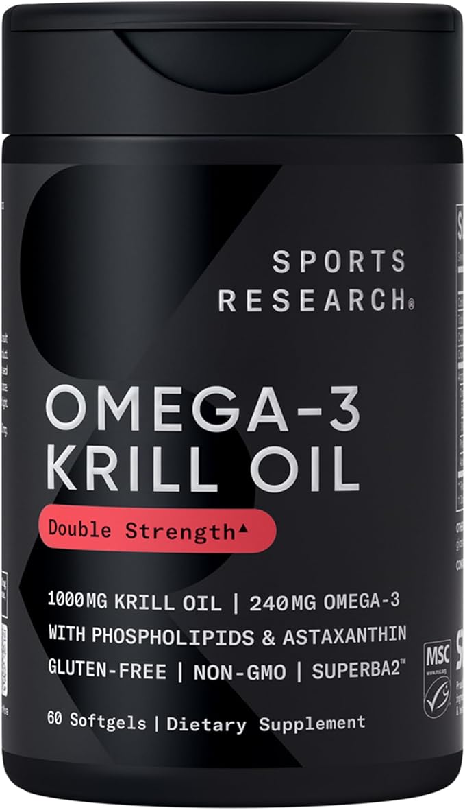 Sports Research® Omega-3 Krill Oil 1000mg by SportsResearch