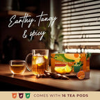 Gya Tea Co Lemon Ginger Herbal Tea Pod- Decaf Wellness Tea - Image 2