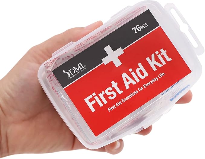 DMI 76-Piece First-Aid Kit, Portable All-Purpose Use by DMI