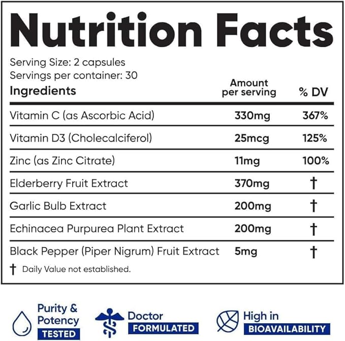 Immuneti Advanced Immune Support – Doctor Formulated 6-in-1 Daily Immunity - Image 2