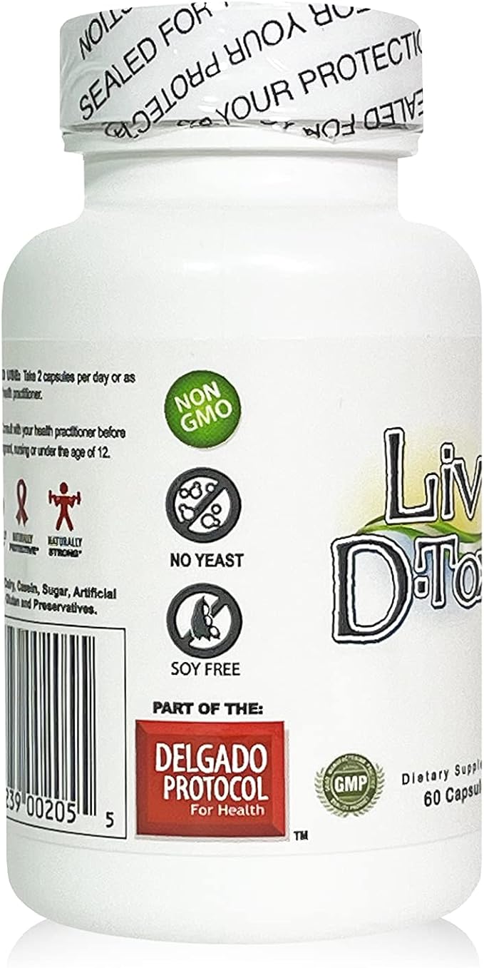Liv D-Tox - 60 Capsules - Liver Detox and Cleanse Support Health Supplement - Image 7