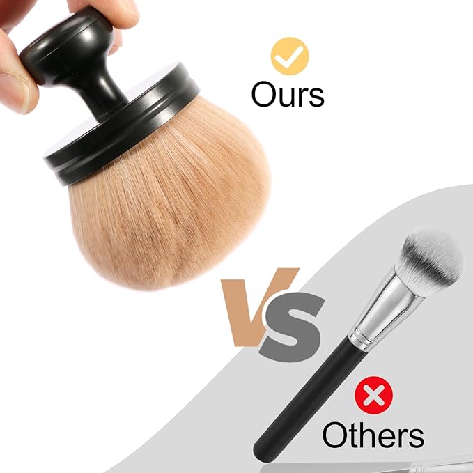 UNIMEIX 3 Inch Sunscreen Applicator Self Tanner Brush Body Makeup Brush Kabuki - Image 4