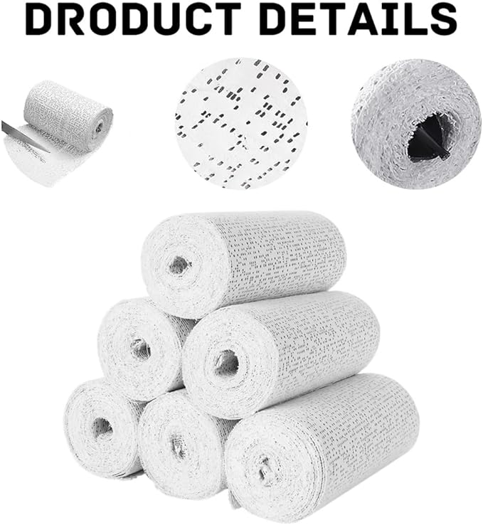 Plaster Coth Rolls 6 Pack Plaster Gauze Bandage Plaster Strip Gauze Wrap - Image 4