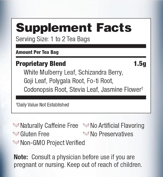 Bravo Tea Sleep & Renew Herbal Tea Caffeine Free, 20 Tea Bags - Image 7