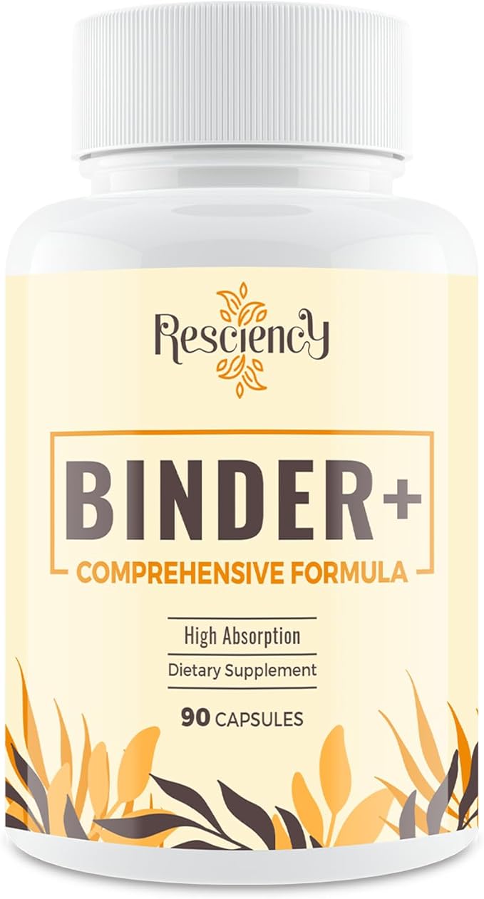 Resciency Detox Binder Supplement – Activated Charcoal, Bentonite Clay by Resciency