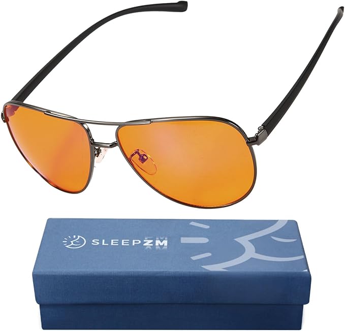 100% Blue Light Blocking Glasses by SleepZM