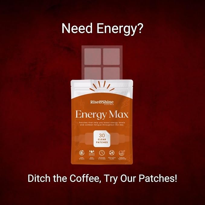 EnergyMax Patches by Rise & Shine All-Day Energy Boost & Fatigue Relief | - Image 7