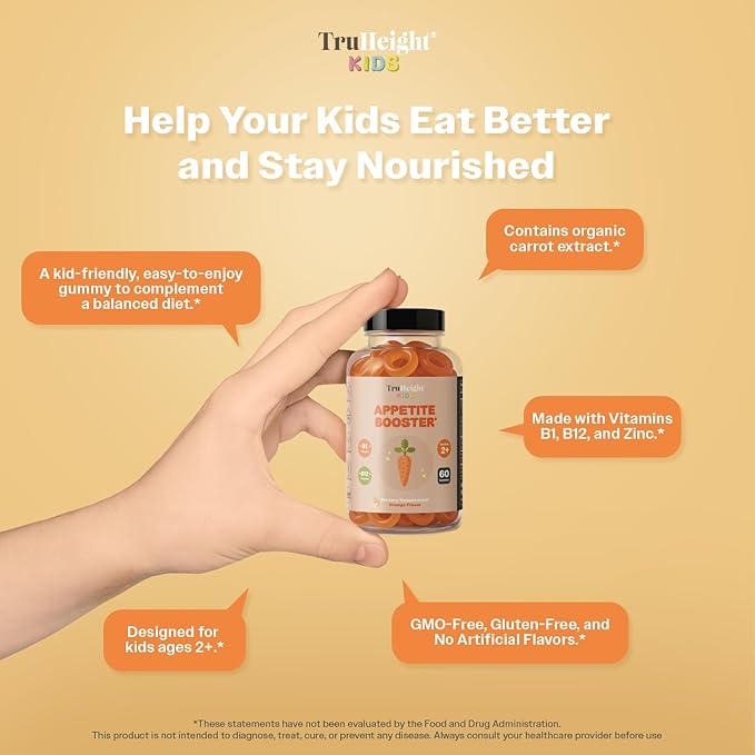 TruHeight Kids Appetite Booster Gummies All Natural Toddler & Kids Appetite - Image 3