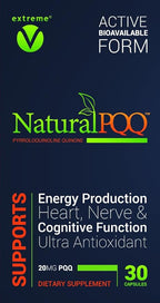 NaturalPQQ - Cellular Energy for The Active Lifestyle - 20mg PQQ, Mitochondrial - Image 2