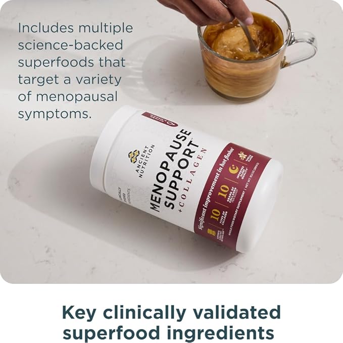 Ancient Nutrition Menopause Support + Collagen Powder, Hydrolyzed Collagen - Image 3