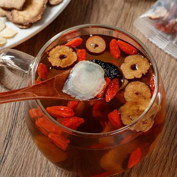 Kidney Tea Formula Ginseng Six Treasure Tea, Te Renal Herbal, Ginseng Five - Image 6