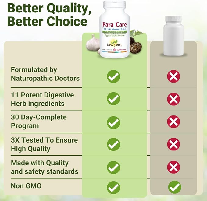 NEW ROOTS HERBAL para Care – 30-Day Herbal Gut Cleanse Program, Plant-Based - Image 6