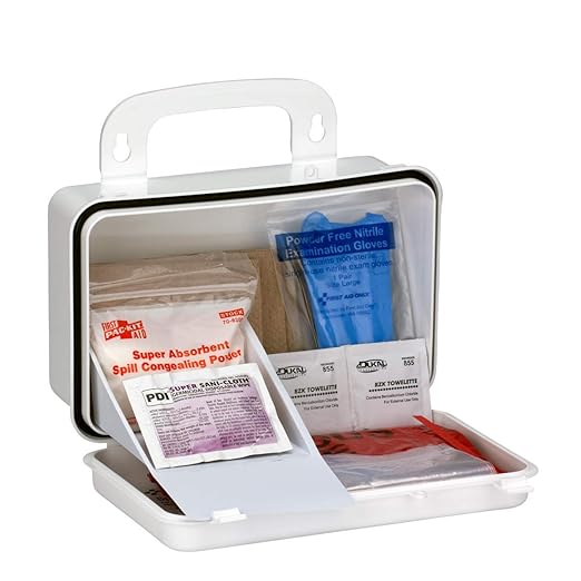 First Aid Only 6021 21-Piece Body Fluid Clean Up Kit, Commercial Cleaning by FirstAidOnly