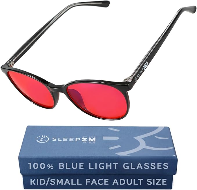 100% Blue Light Blocking Glasses by SleepZM