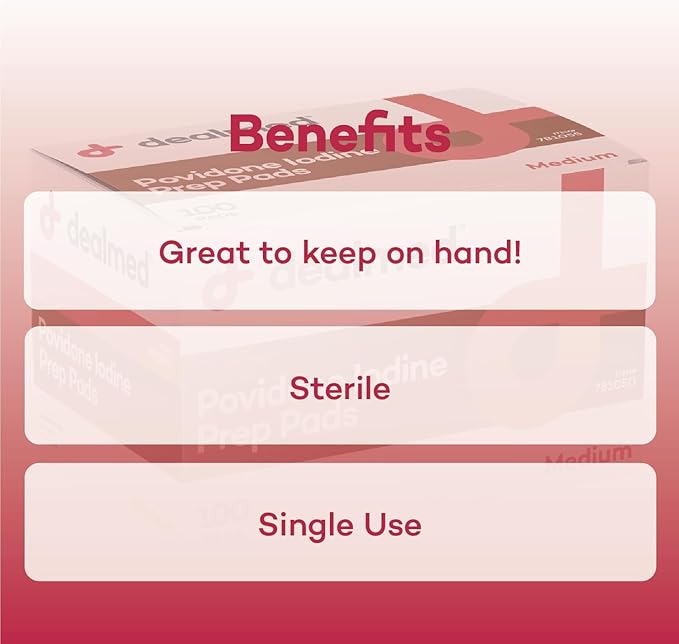 Dealmed Povidone Iodine Prep Pad 10% - Image 5