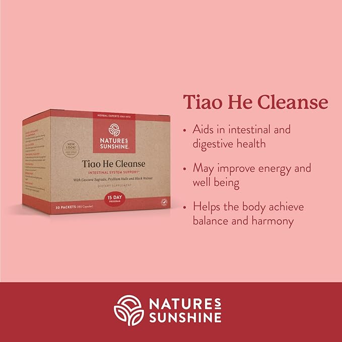 Nature's Sunshine Tiao He Herbal Cleanse | Cleanse and Detox the Colon and Liver - Image 2