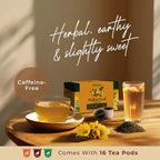 Gya Tea Co Mullein Leaf Herbal Tea Pod- Decaf Wellness Tea - Image 2