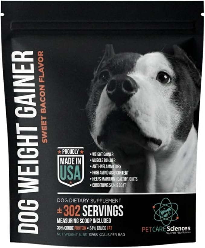 - 302 Servings of Dog Weight Gainer by PETCARESciences
