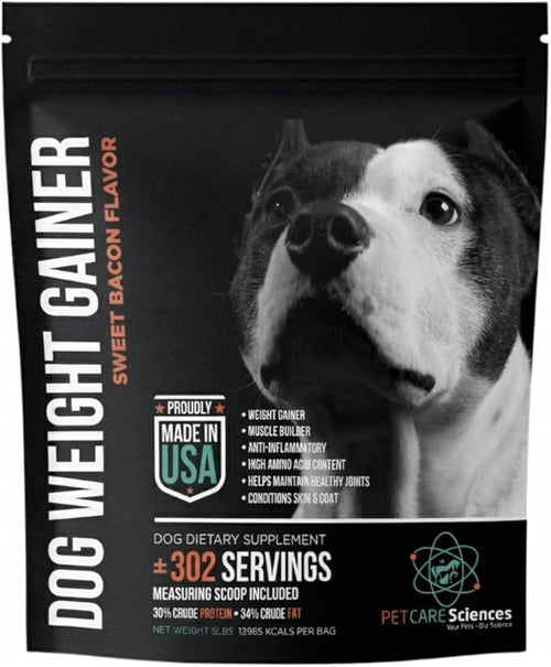 - 302 Servings of Dog Weight Gainer by PETCARESciences