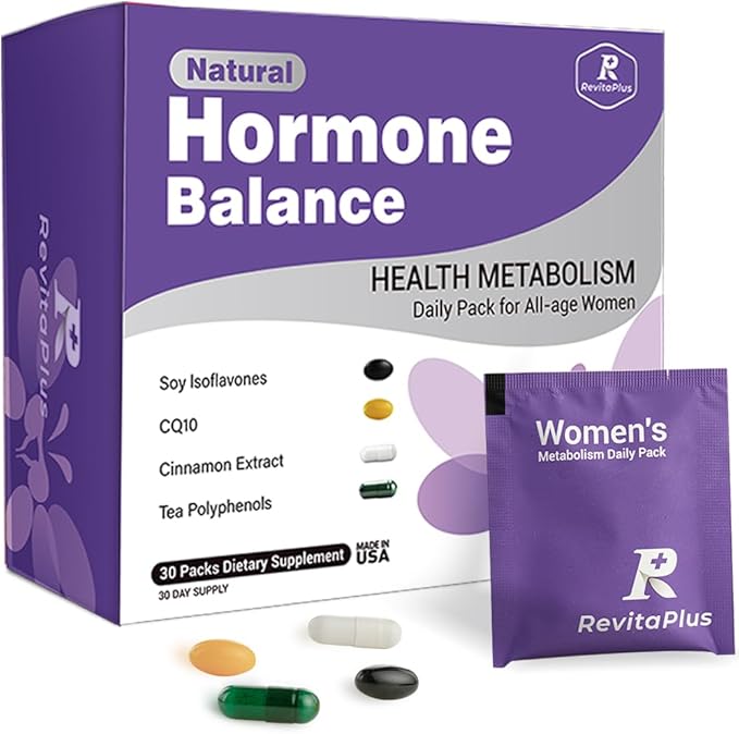 Natural Hormone Balance for Women, Menopause Supplements for Women by RevitaPlus