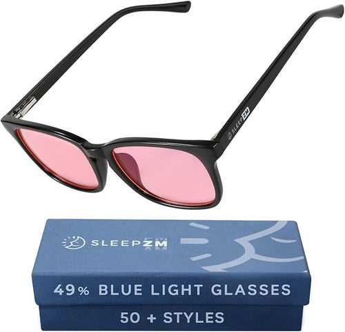 100% Blue Light Blocking Glasses by SleepZM