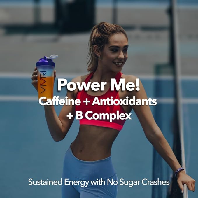 VIVRI PowerMe! Energy Boost Formula | Orange Mango Flavor | Coffee Alternative - Image 3