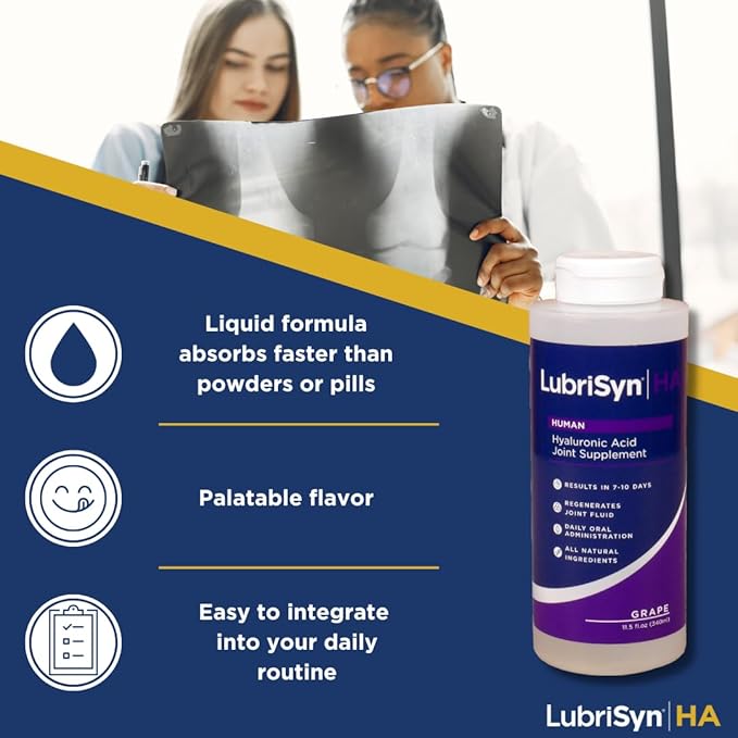 Lubrisyn Hyaluronic Acid Oral Joint Supplement – Liquid HA Formula - Image 3