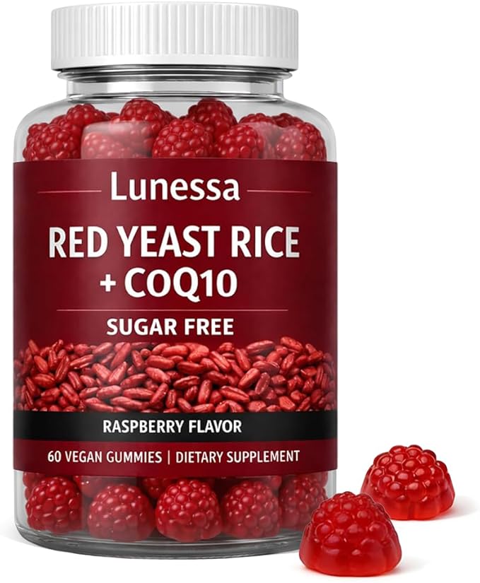 Red Yeast Rice and Coq10, 2400mg of Red Yeast Rice and 200mg of CoQ10, Heart by Unknown