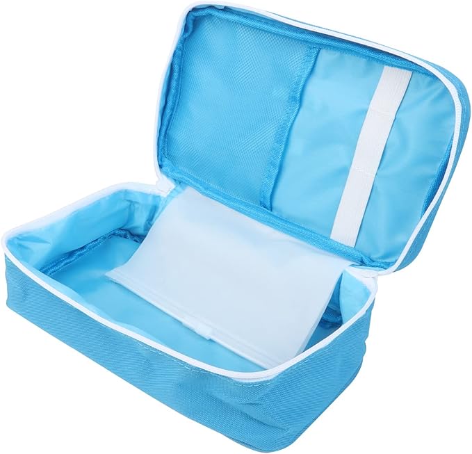 First Aid Bag First Aid Kit Empty Medical Storage Bag Red Trauma Bag - Image 3